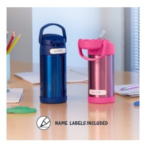 Thermos Funtainer  12 Ounce Stainless Steel Vacuum Insulated Kids Straw Bottle, Peppa Pig - Image 9