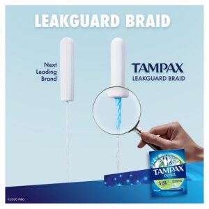 Tampax Pearl Super Plastic Tampons, 18 Count (Unscented) - Image 3