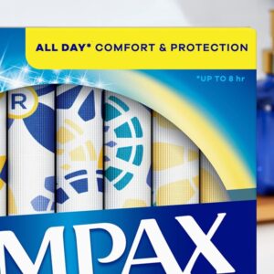 Tampax Pearl Plastic Tampons, Regular Absorbency, Unscented, 50 Count - Image 5