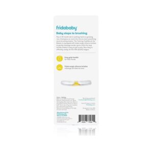 Training Toothbrush for Babies with Soft Silicone Bristles by Frida Baby - Image 5