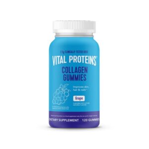 Vital Proteins Collagen Gummies, 2.5g of Clinically-Tested Collagen for Hair, Skin, Nails & Wrinkles, 120 ct, 30-Day Supply, Grape Flavor - Image 1