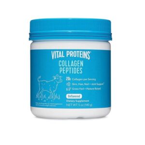 Vital Proteins Collagen Peptides Powder Sample Size- Pasture Raised, Grass Fed, Paleo Friendly, Gluten Free, Single Ingredient (Pack of 5oz) - Image 1