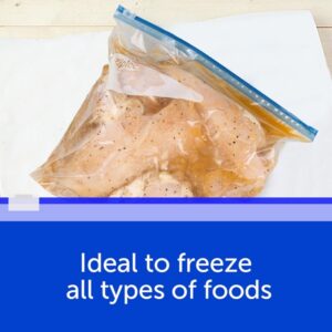 Ziploc Quart Food Storage Freezer Slider Bags, Power Shield Technology for More Durability, 15 Count - Image 5
