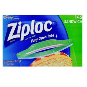 Ziploc Sandwich Bags, 6.5 x 5.875-Inch (16.5 cm x 14.9 cm) Pack of 290 - Image 2