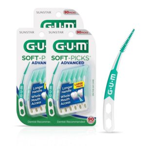 Gum soft picks advanced-count soft flexible bristles, 270 ct - Image 1