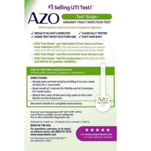 AZO Urinary Tract Infection (UTI) Test Strips (3 Count) + AZO Vaginal pH Test Kit (2 Count) Fast & Accurate Results, from The #1 Most Trusted Brand - Image 2