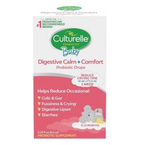 Culturelle Baby Digestive Calm & Comfort Probiotic (Age 0-12 Mos) 8.5Ml, Helps Periodic Colic, Gas, Fussiness, Crying & Digestive Upset In Infants & Newborns, Vegan Non-Gmo Gluten-Free, 1 Mos. Supply - Image 1