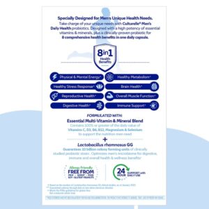 Culturelle Men's Daily Health Probiotics 30 count - Image 7