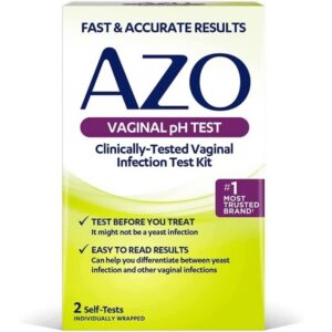 AZO Complete Feminine Balance Probiotics for Vaginal Health, 30 Count & Vaginal pH Test Kit, 2 Self-Tests - Image 1