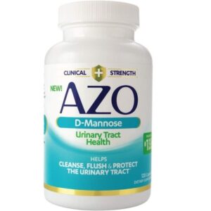 AZO D Mannose Urinary Tract Health, Cleanse, Flush & Protect The Urinary Tract & Cranberry Urinary Tract Health Supplement, 1 Serving = 1 Glass of Cranberry Juice, Sugar - Image 2