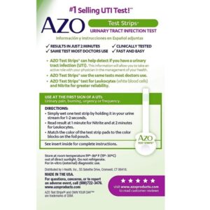 AZO Urinary Tract Infection (UTI) Test Strips (3 Count) + AZO Urinary Tract Defense (24 Count) - Image 2