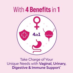 Culturelle Immune Defense Probiotic with Vitamin C, Vitamin D and Zinc + Elderberry, Non-GMO, 4-in-1 & Women’s 4-in-1 Daily Probiotic Supplements for Women - Supports Vaginal Health - Image 5