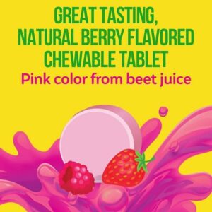 Culturelle Kids Chewable Daily Probiotic for Kids, Ages 3+, No.1 Pediatrician-Recommended Brand, Natural Berry, Daily Probiotics for Digestive Health, Oral Care & Immune Support, 2 Month Supply - Image 8