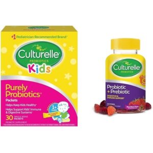Culturelle Kids Daily Probiotic Supplement & Daily Probiotic Gummies for Women & Men, Berry Flavor, 52 Count, Naturally-Sourced Daily Probiotic + Prebiotic for Digestive Health, Non-GMO & Vegan - Image 1
