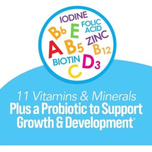 Culturelle Kids Probiotic + Complete Multivitamin Chewable For Kids, Ages 3+, 30 Count, Digestive Health, Oral Health & Immune Support - With 11 Vitamins & Minerals, including Vitamin C, D3 & Zinc - Image 5