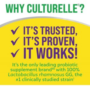 Culturelle Pro Strength Daily Probiotic, Digestive Capsules, Naturally Sourced Probiotic Strain Proven to Support Digestive & Immune Health, Gluten & Soy Free, 4 Month Supply, 60 Count (Pack of 2) - Image 2