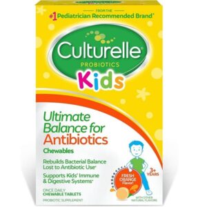 Culturelle Probiotics Ultimate Balance Probiotic for Antibiotics Ages 3+,20 Count,Orange,Probiotic for Kids Helps Restore Good Bacteria Lost During Antibiotic Use & Supports A Healthy Immune System - Image 1