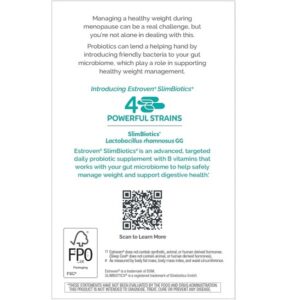Estroven SlimBiotics, Weight Management Menopause Supplements for Women, 30 Capsules, B Vitamins to Support Metabolic Health, Probiotics for Digestive Health to Provide Gas & Bloating Relief - Image 3