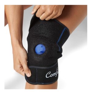 ComfiLife Knee Ice Pack with Wrap – Knee Brace – Reusable Hot & Cold Therapy Gel Pack – Adjustable Compression Support for Injuries, Knee Pain, Knee Surgery, Arthritis, Meniscus and More - Image 1