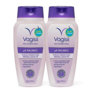 Vagisil pH Balance Feminine Wash, 12 Ounce Bottles (Pack of 2) - Image 1
