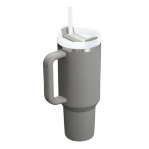 Stanley Quencher H2.0 Tumbler with Handle and Straw 40 oz | Flowstate 3-Position Lid | Cup Holder Compatible for Travel | Insulated Stainless Steel Cup | BPA-Free | Stone - Image 2