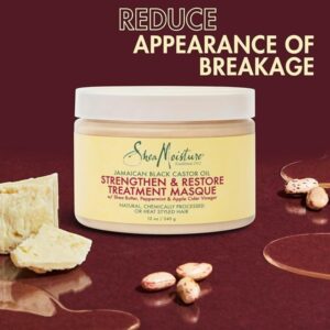 Shea Moisture Jamaican Black Castor Oil Strengthen And Restore Treatment Masque, 340 g - Image 5