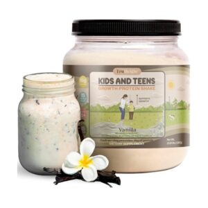 TruHeight Kids and Teens Growth Protein Shake, Vanilla Flavour, 16g Protein, 15 Servings, No Added Sugar - Image 1