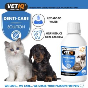VETIQ Denti-Care Solution for Cats and Dogs, Dental Plaque Reducer, No Brushing Required, 250 ml - Image 3