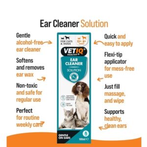 VetIQ Ear Cleaner, 100 Ml - Image 2
