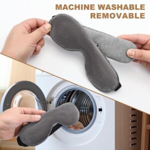 Aroma Season - Heated Eye Mask, Hot Eye Compress for Dry Eyes, Blepharitis, MGD and Blepharitis, Moist Heat Treatment to Unclog Tear Glands (Dark Gray) - Image 3